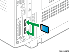 拡張SDカードを取り付ける | 使用説明書 | RICOH P C6010
