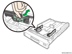 給紙トレイのイラスト
