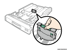 給紙トレイのイラスト