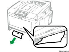 RICOH 126-c ケース付き　動作不明 紙づまり（A1）が発生したとき | 使用説明書 | RICOH P C6010