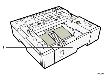 増設トレイのイラスト