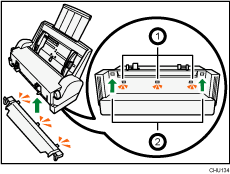 マルチ手差しフィーダーのイラスト