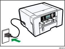 電源コードのイラスト