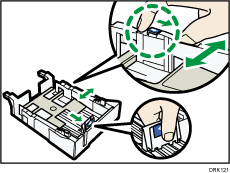 用紙ガイドのイラスト