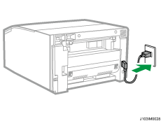 電源コードのイラスト