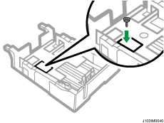用紙ガイドのイラスト