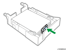 用紙ガイドのイラスト