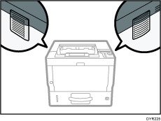 通風孔を清掃する 使用説明書 Ricoh P 501 Ricoh P 500