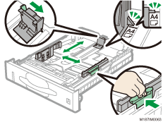 給紙トレイのイラスト