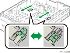 給紙トレイのイラスト