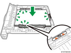 給紙トレイのイラスト