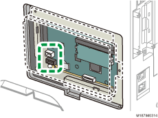 本体背面のイラスト