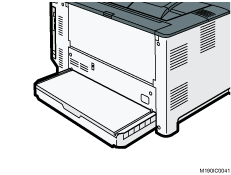 給紙トレイカバーのイラスト