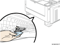 給紙コロのイラスト