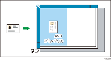 IDカードコピーのイメージイラスト