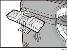 ハンドセット受け台のイラスト