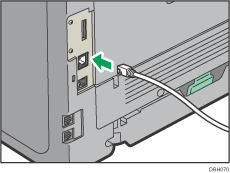 イーサネットインターフェースのイラスト
