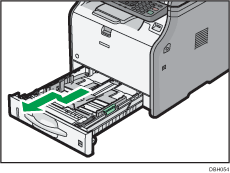 給紙トレイのイラスト