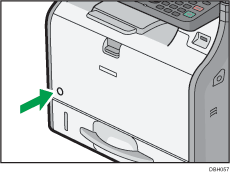 主電源スイッチのイラスト