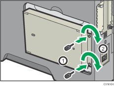 本体背面のイラスト