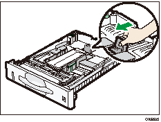 給紙トレイのイラスト