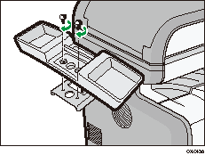 ハンドセット受け台のイラスト