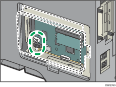 本体背面のイラスト