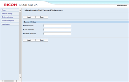 Webbrowser-Bildschirmdarstellung