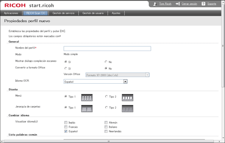 Ilustración de la pantalla del navegador Web