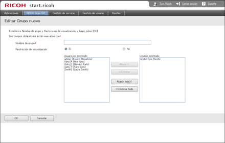 Ilustración de la pantalla del navegador Web