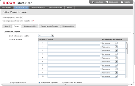 Ilustración de la pantalla del navegador Web