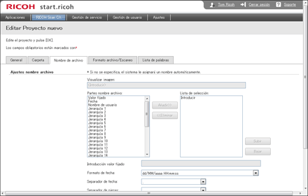 Ilustración de la pantalla del navegador Web