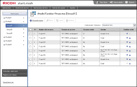 Ilustración de la pantalla del navegador Web