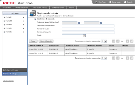 Ilustración de la pantalla del navegador Web