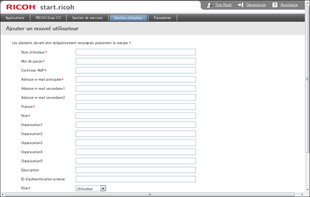 Illustration de la page du navigateur Web