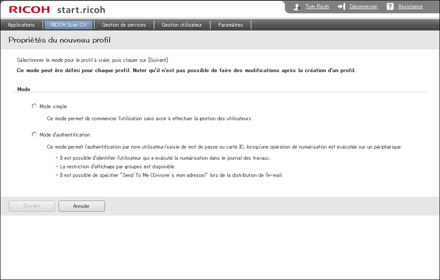 Illustration de la page du navigateur Web