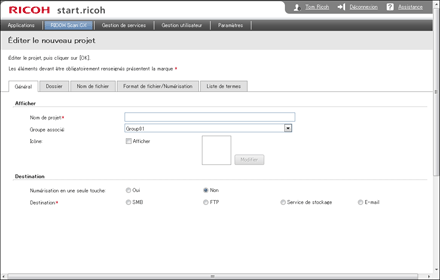 Illustration de la page du navigateur Web