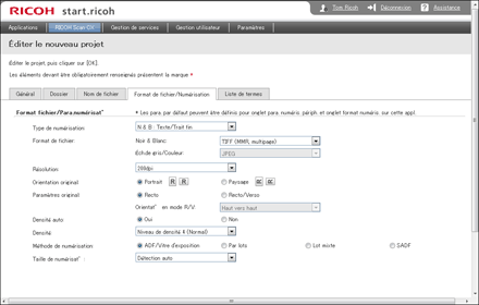 Illustration de la page du navigateur Web