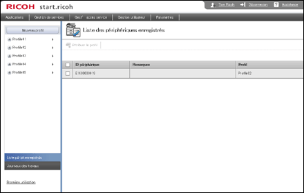 Illustration de la page du navigateur Web