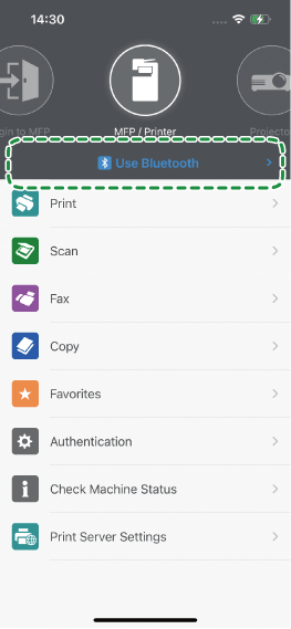 Application screen illustration