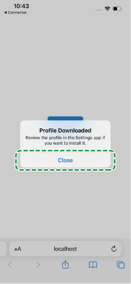 Application screen illustration