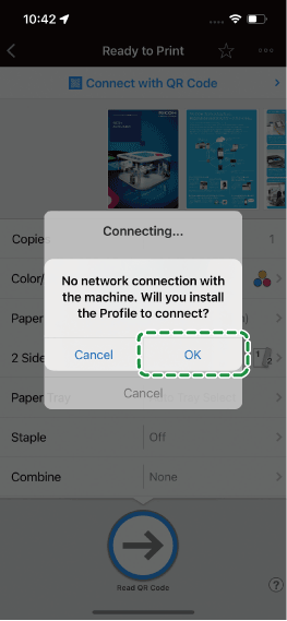 Application screen illustration