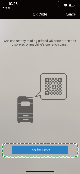 Application screen illustration