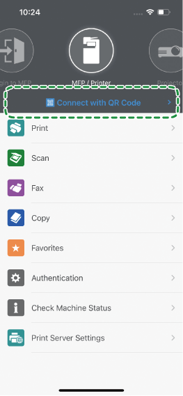 Application screen illustration