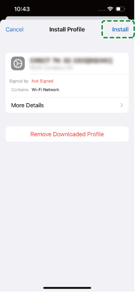 Application screen illustration