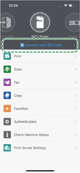 Application screen illustration