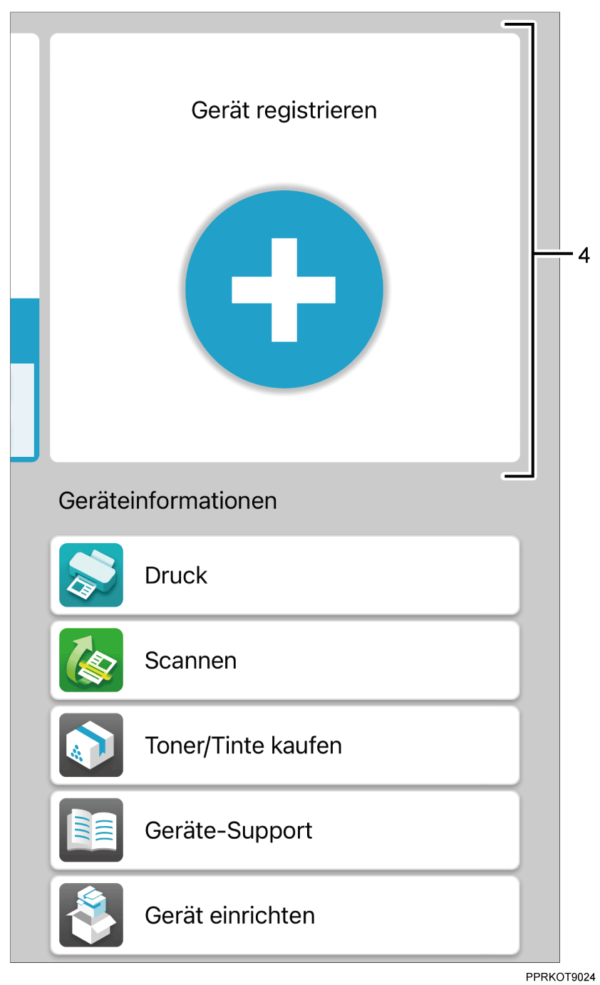 Abbildung Anwendungsbildschirm