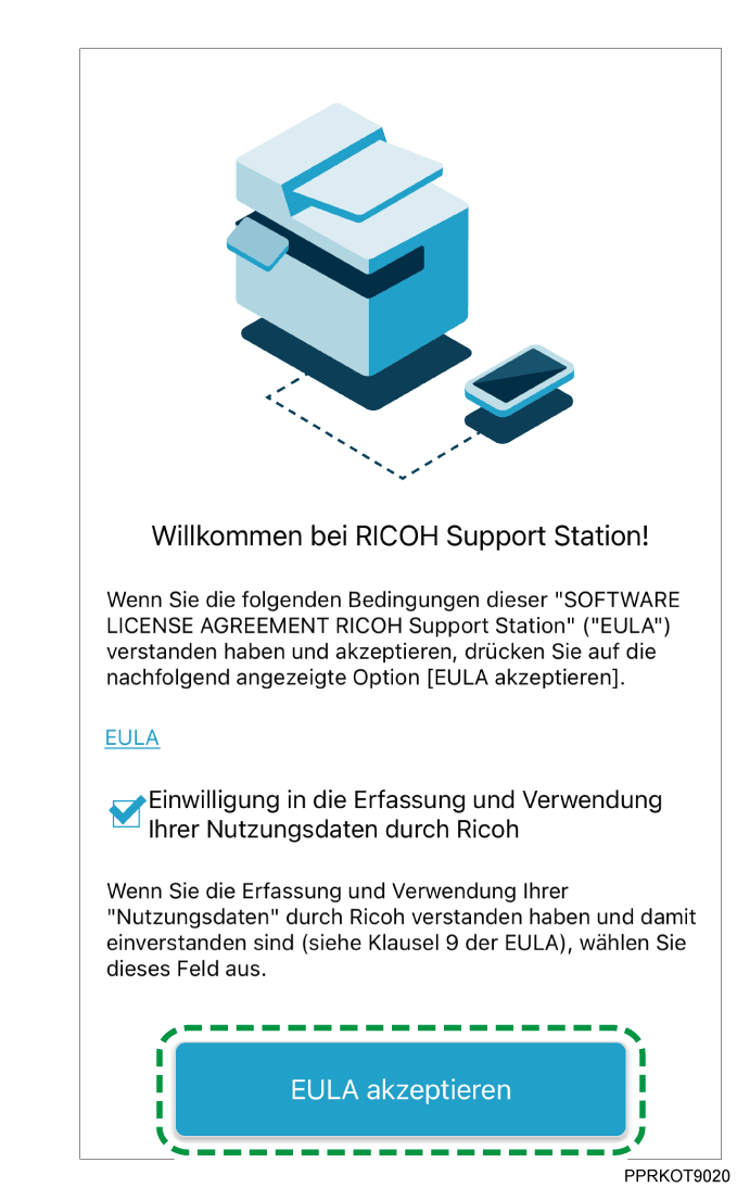 Abbildung Anwendungsbildschirm