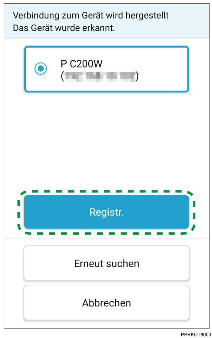 Abbildung Anwendungsbildschirm