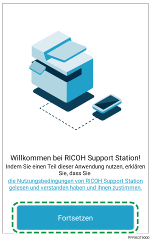 Abbildung Anwendungsbildschirm